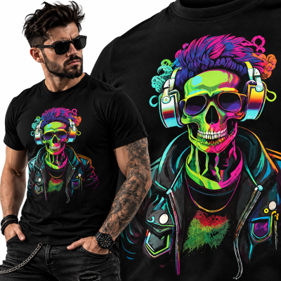 KOSZULKA HORROR SKULL ONE 6